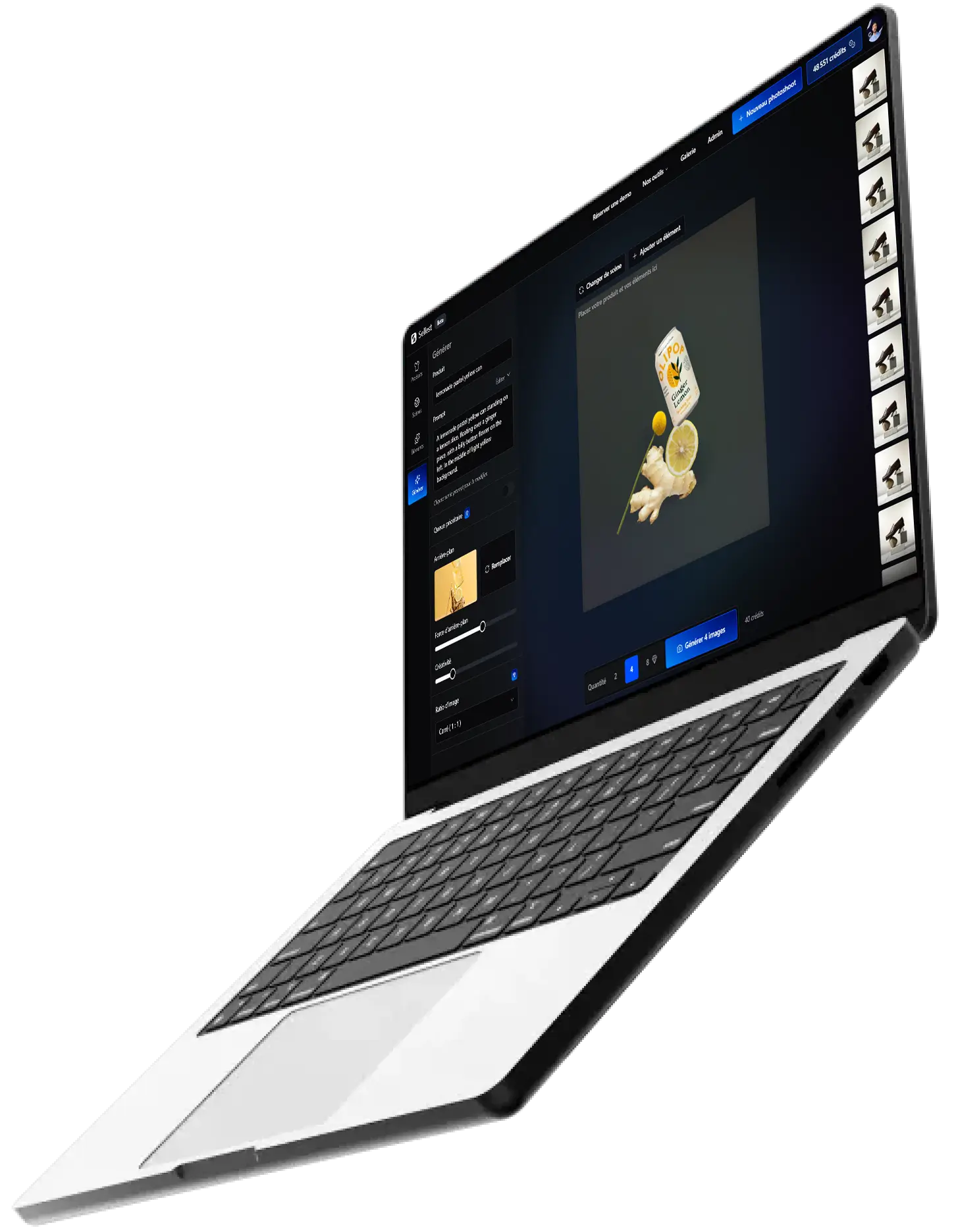 AI product photo web application